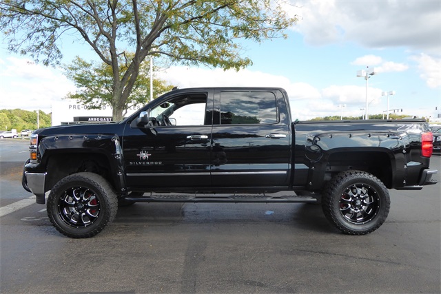 Pre-Owned 2014 Chevrolet Silverado 1500 LTZ Black Widow Lifted Truck ...